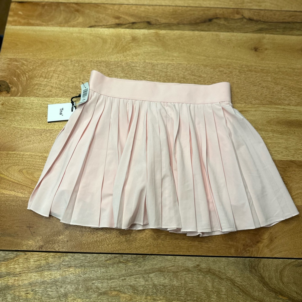 Artzia Tna Pink Pleated Women's Tennis Skirt size small